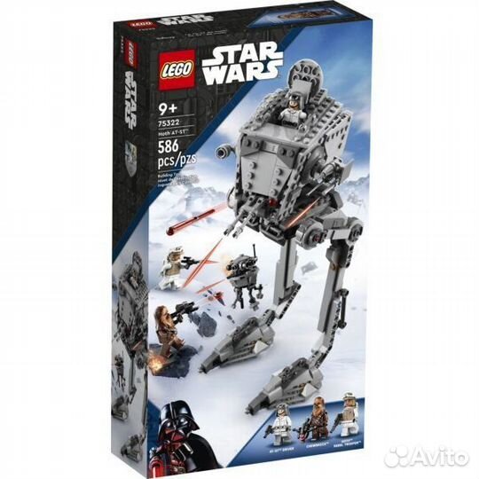 Конструктор lego Star Wars 75322 AT-ST на Хоте