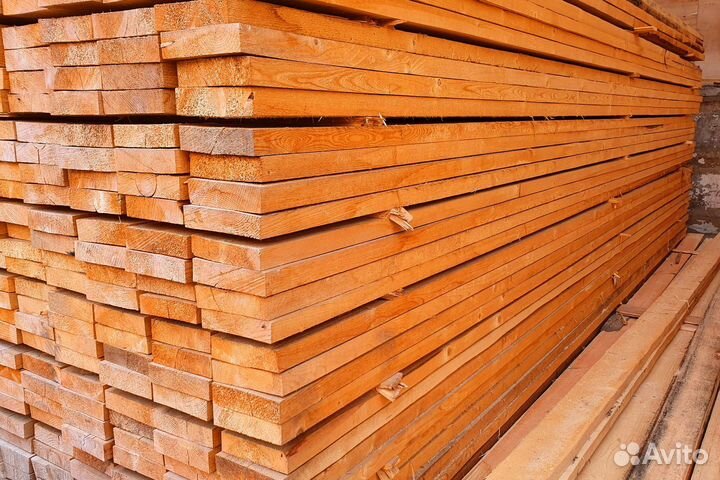 Строганная доска сосна 35х190х6000мм, сухая