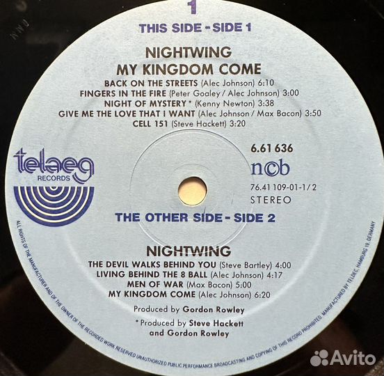 Nightwing – My Kingdom Come (Скандинавия 1984г.)