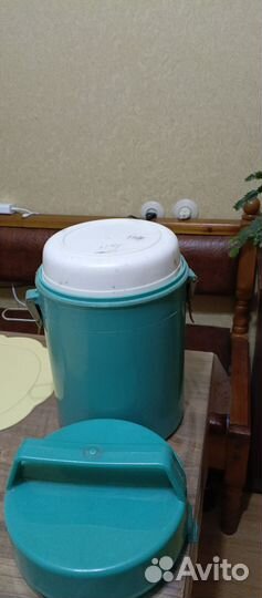 Термос для еды с контейнерами СССР