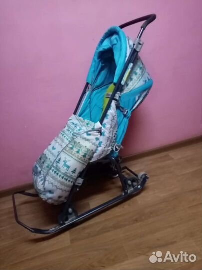 Коляска санки Умка 3в1