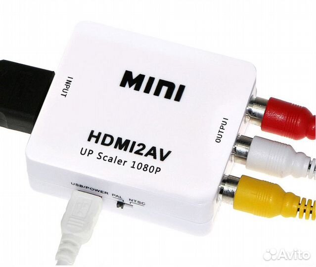 Переходник hdmi в rca (тюльпан)