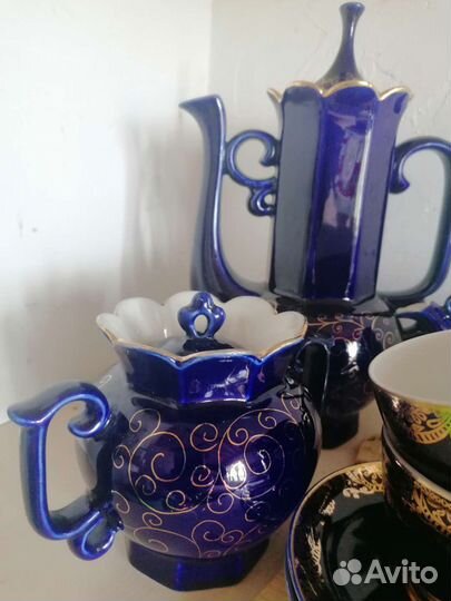 Винтажный кофейный сервиз лфз СССР(6 персон)