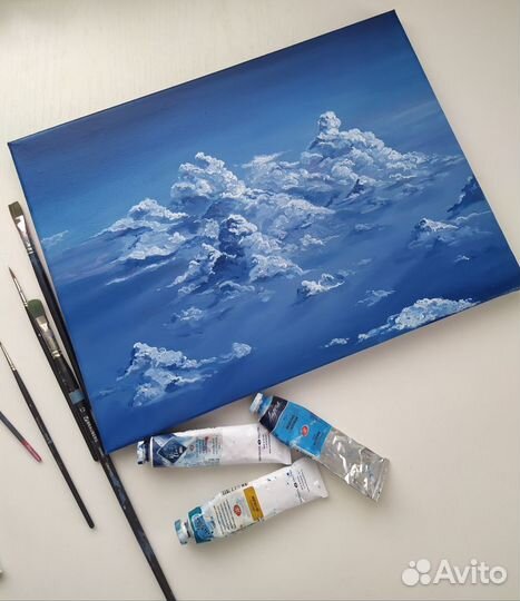 Картина маслом на холсте пейзаж