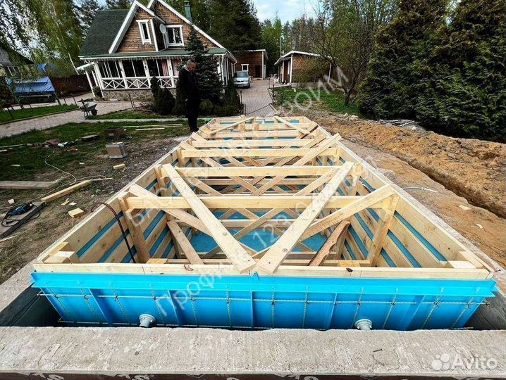 Чаша для бассейна 5,7х2,8 полипропиленовая