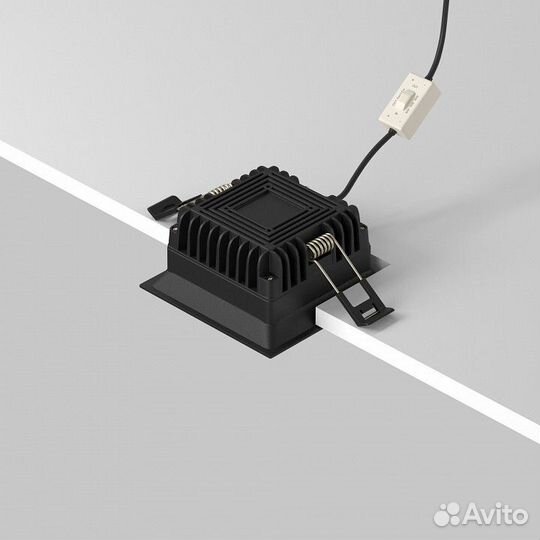 Встраиваемый светильник Maytoni Okno DL056-8W3-4-6K-B