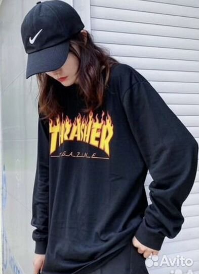 Лонгслив Thrasher + носки Thrasher в подарок