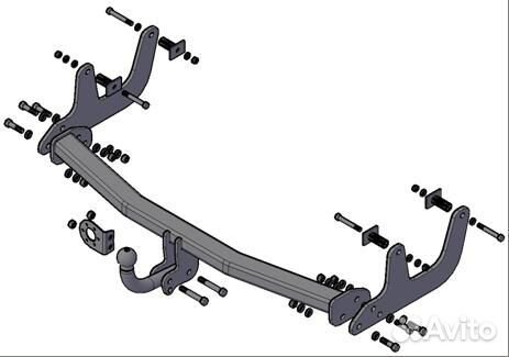 Фаркоп на Рено Сандеро, Сандеро Степвей, с 2009г
