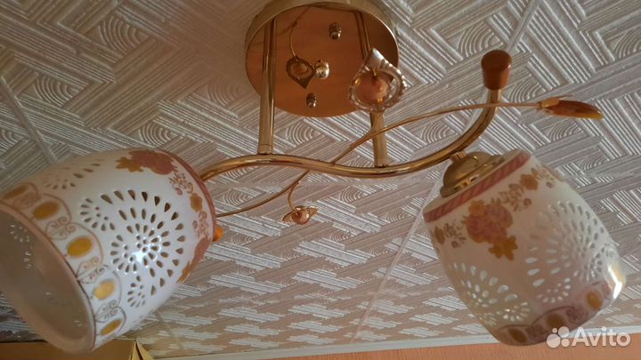 Люстра потолочная бу
