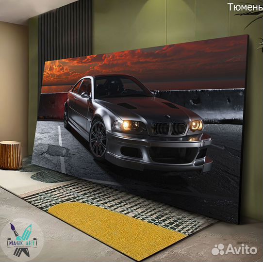 Картина в автосалон: BMW M3, E30, M8, E46
