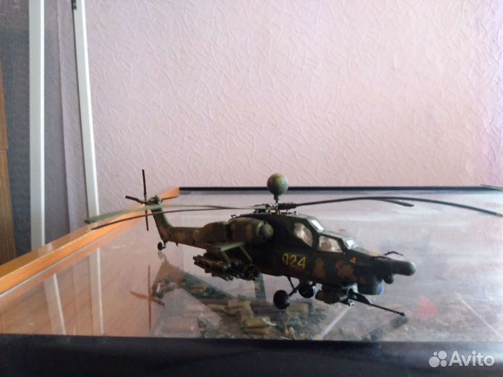 Сборная модель вертолета ми28 ночной охотник)