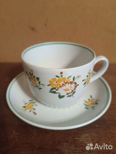 Чашка с блюдцем СССР