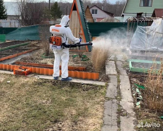 Обработка от клещей, комаров и т. д