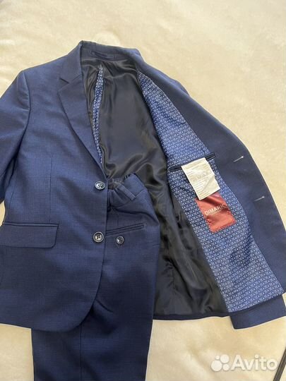 Школьный костюм для мальчика 140 синий