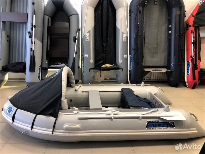 Лодка пвх Stormline adventure standard 270 серый