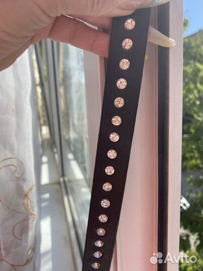 Кожаный ошейник для собак