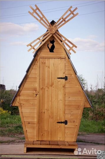 Дачный туалет с установкой