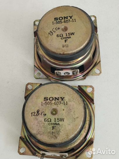 Широкополосные динамикиsony 15W 6 Ом