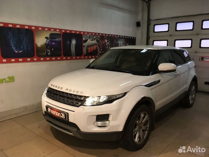 Range Rover Evoque чистка фар с разбором