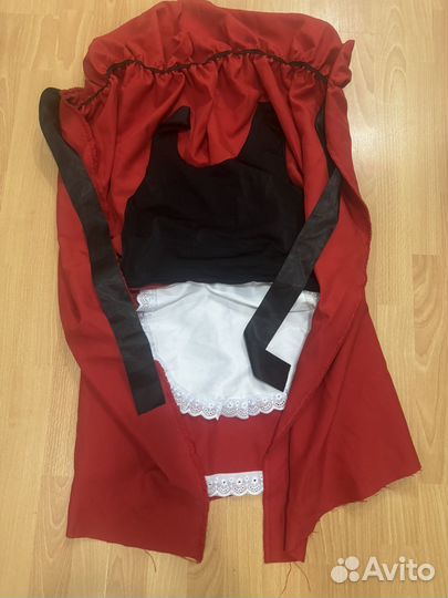 Карнавальный костюм красной шапочки взрослый