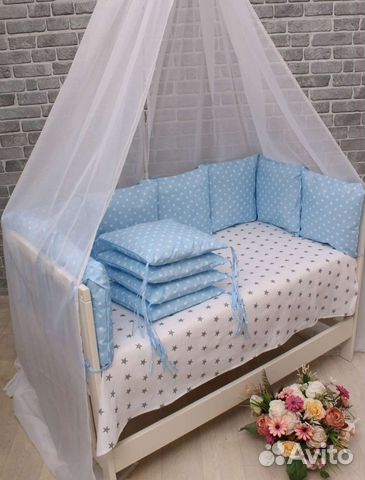 Бортики на кроватку