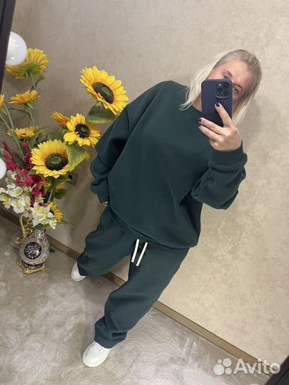 Спортивный костюм флис р:50-52