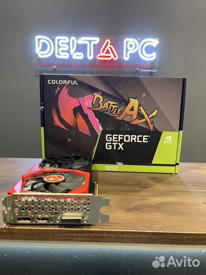Видеокарта GTX 1650 4GB ColorFul BattleAx