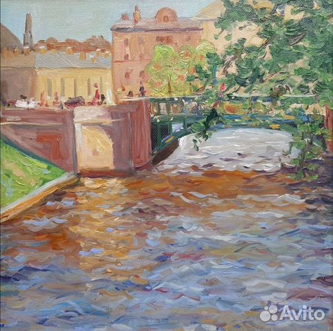 Картина маслом Питер