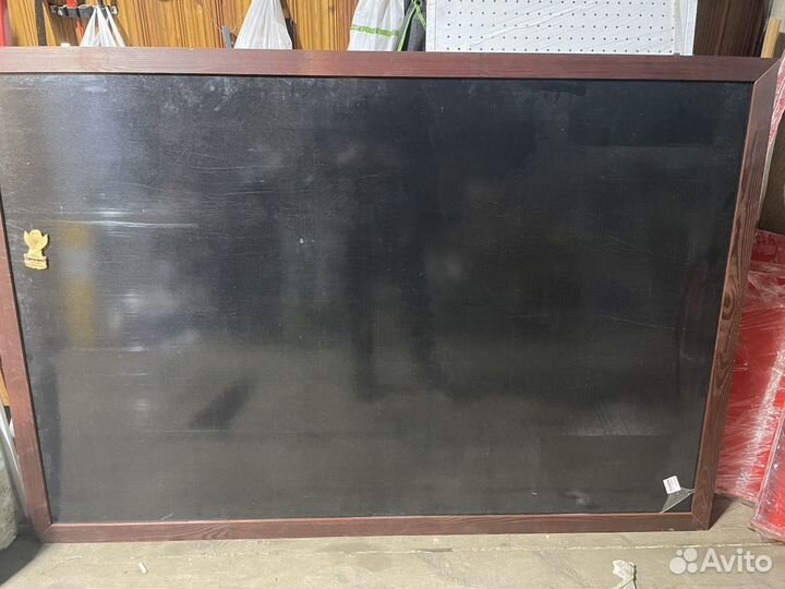 Доска для мела магнитная 90х120см