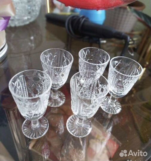 Хрустальные стопки СССР