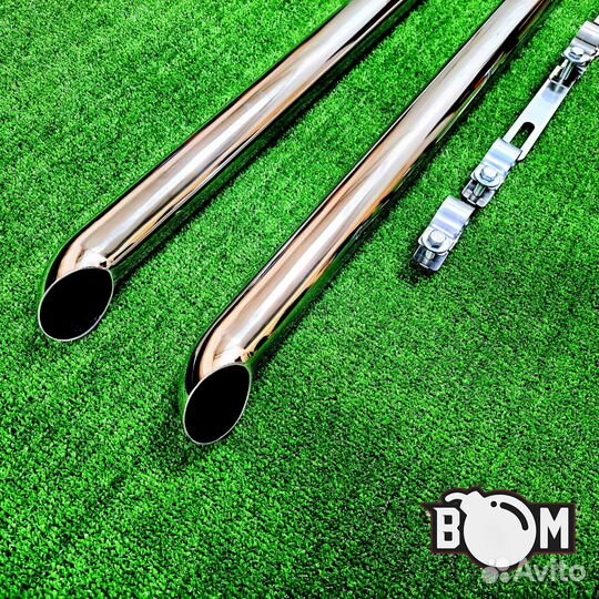 Комплект глушителей нерж. Урал/Днепр Стандарт +