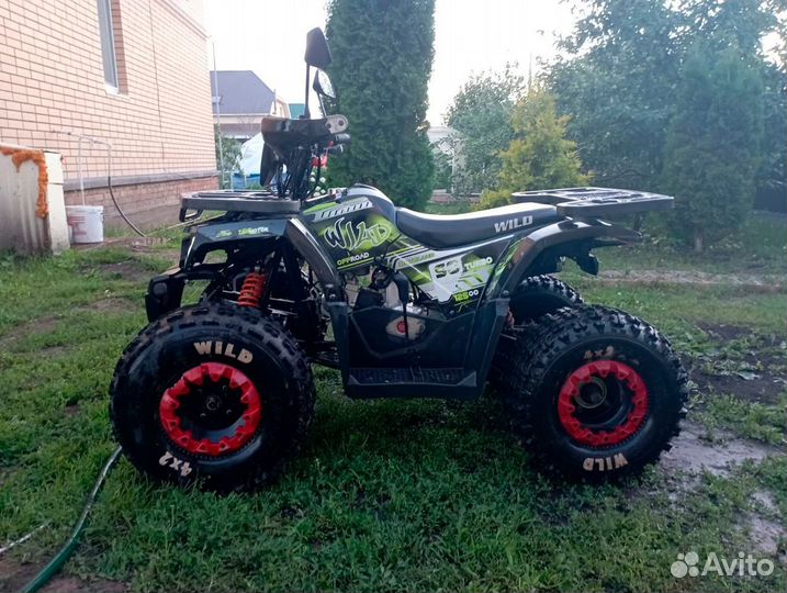 Квадроцикл Motoland Wild 125 Черный