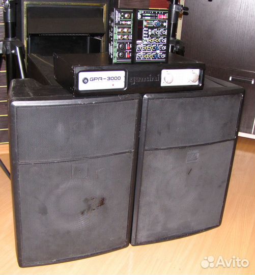 Колонки DAS 1600W Pro 2шт Усилитель Микшер 99DSP