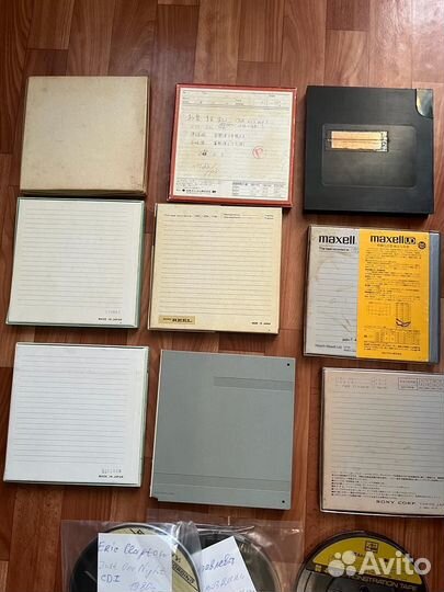 Катушки, бобины, магнитная лента sony,scotch и др