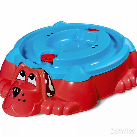 Песочница Sheffilton kids Собачка с крышкой 432