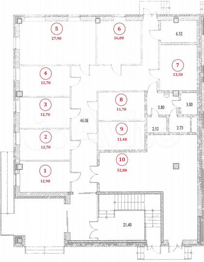 Свободного назначения, 38.3 м²