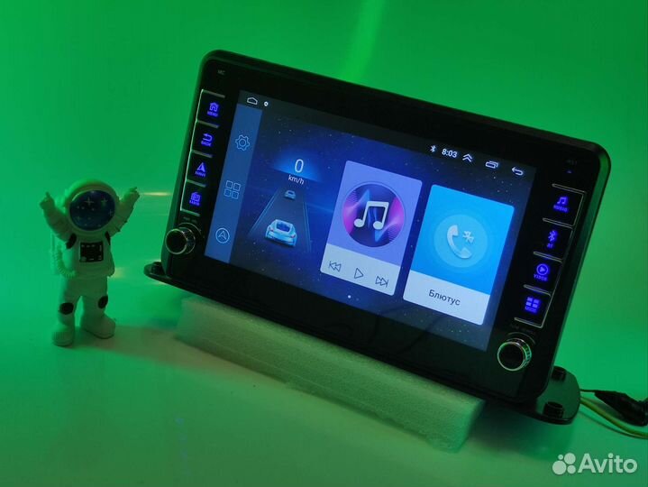 Универсальная магнитола андроид для низких панелей