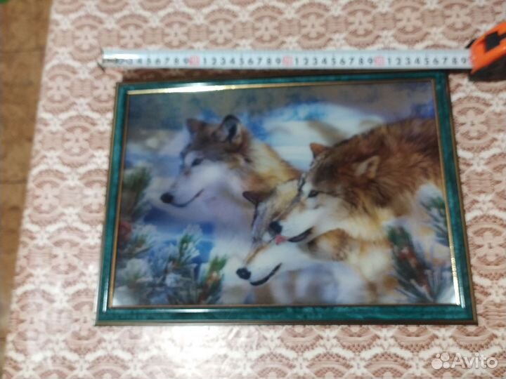 3D картина ''волки''