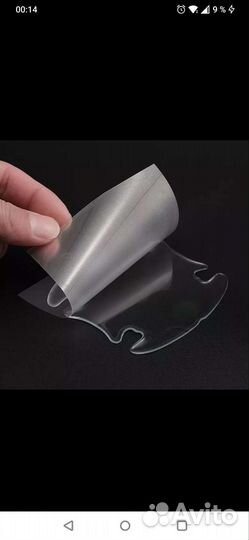 Защитные накладки на дверные ручки авто (комплект)