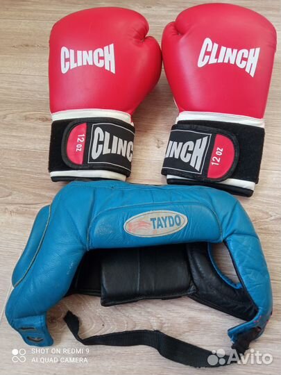 Продам боксёрские перчатки и шлем
