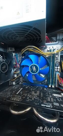 Материнская, плата 1155 с процессором i5 2400