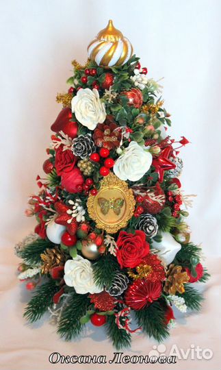 Декоративная ёлочка, новогодняя композиция