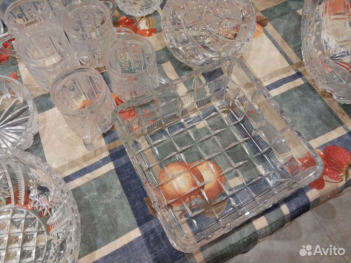Хрустальные рюмки на ножке СССР