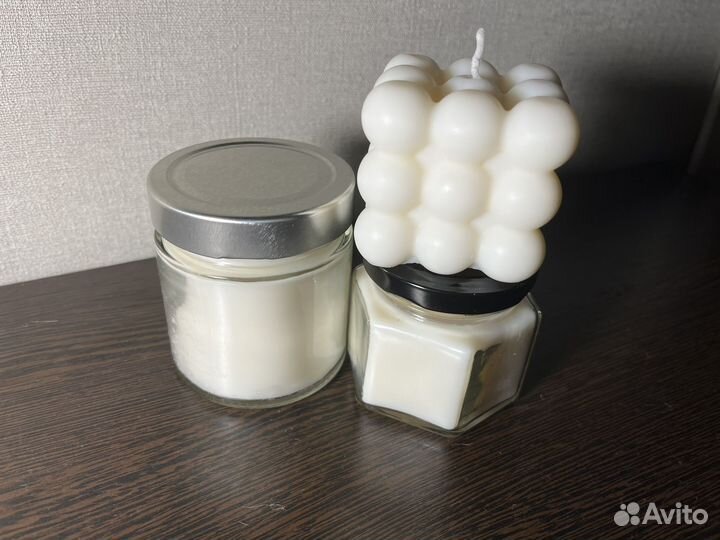 Свечи из соево-кокосового воска