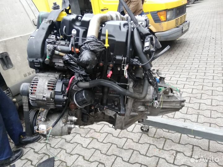 Двигатель в сборе МКПП Рено / Ниссан K9K732 Сименс