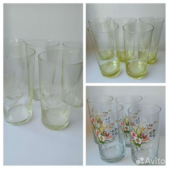 Стаканы, винтаж, СССР