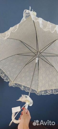 Зонт свадебный айвори