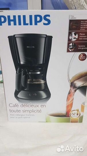 Кофеварка капельного типа Philips HD7434