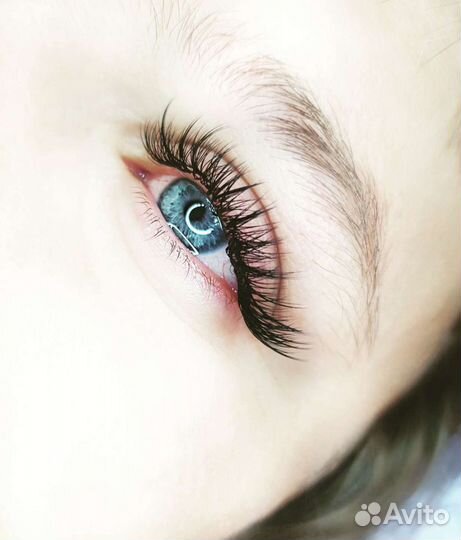 Наращивание ресниц, лами, оформление бровей