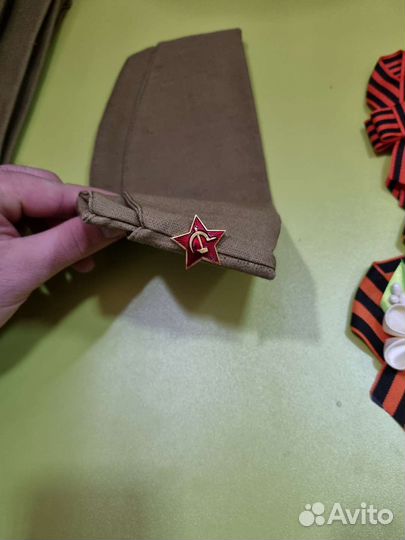 Пилотки георгиевская лента